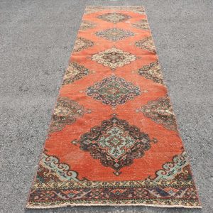 3.5 ft. x 12.7 ft. Vintage Turkish Rug TR70985 Image 1