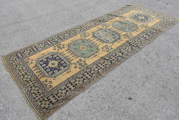 4.4 ft. x 11.1 ft. Vintage Turkish Rug TR71085 Image 3