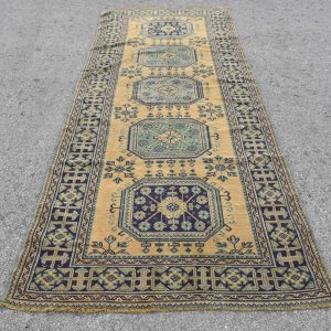 4.4 ft. x 11.1 ft. Vintage Turkish Rug TR71085 Image 1