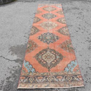 3.2 ft. x 12 ft. Vintage Turkish Rug TR71225 Image 1