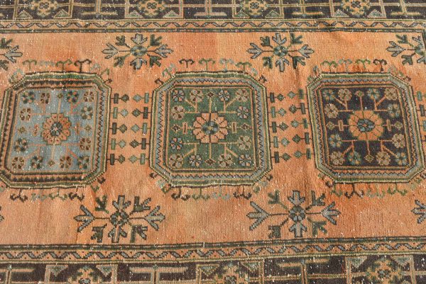 4.4 ft. x 11 ft. Vintage Turkish Rug TR71385 Image 5