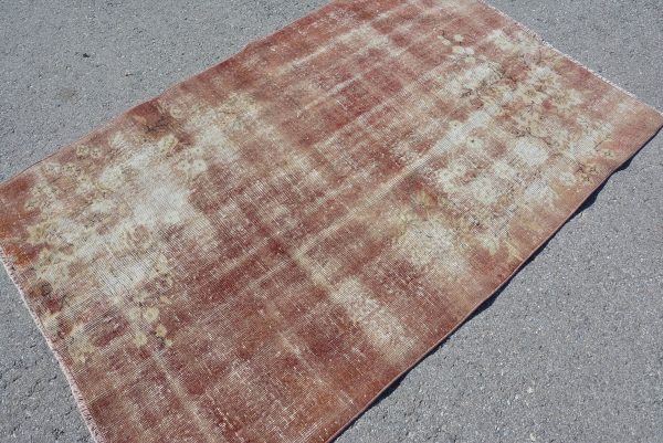 4 ft. x 6.2 ft. Vintage Overdyed Rug TR22933 Image 4