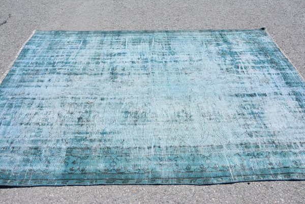 5.7 ft. x 8.3 ft. Vintage Overdyed Rug TR23043 Image 3