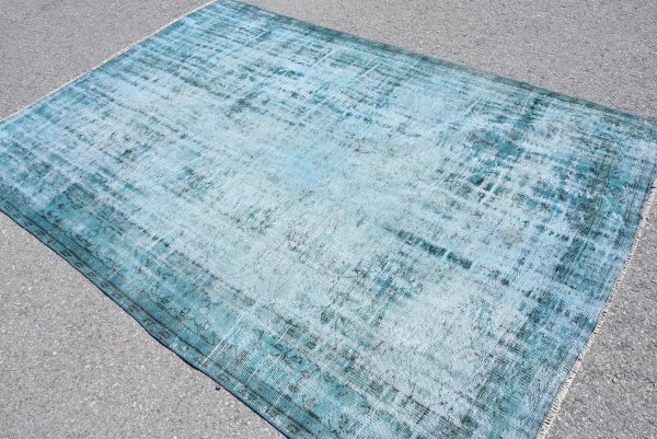 5.7 ft. x 8.3 ft. Vintage Overdyed Rug TR23043 Image 4