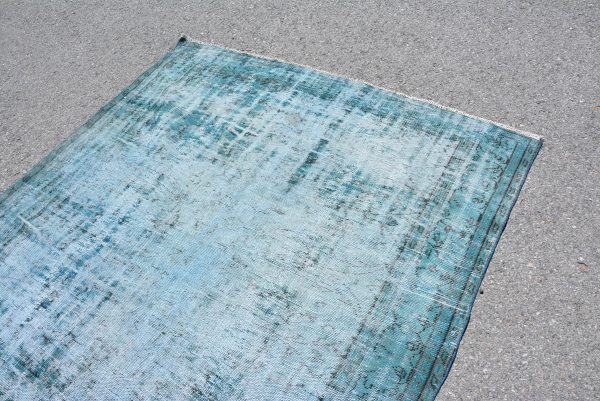 5.7 ft. x 8.3 ft. Vintage Overdyed Rug TR23043 Image 6