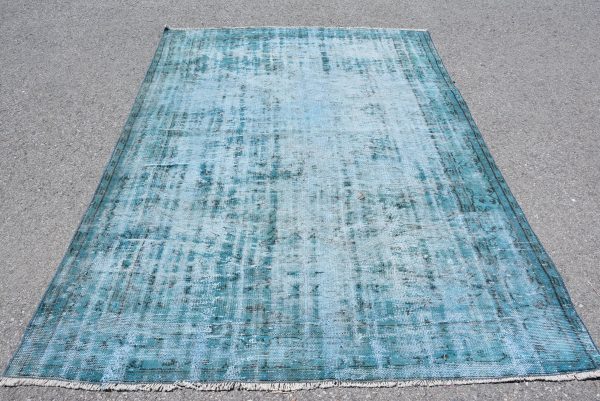 5.7 ft. x 8.3 ft. Vintage Overdyed Rug TR23043 Image 1