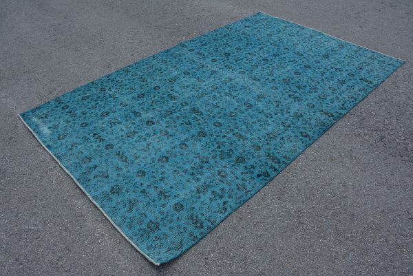 5.2 ft. x 8.5 ft. Vintage Overdyed Rug TR23063 Image 2