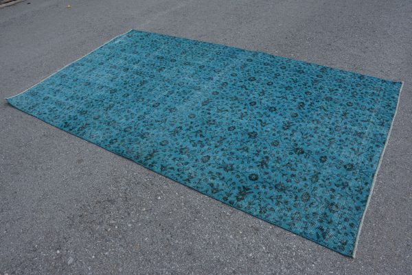 5.2 ft. x 8.5 ft. Vintage Overdyed Rug TR23063 Image 4