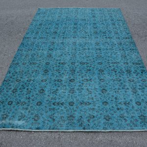 5.2 ft. x 8.5 ft. Vintage Overdyed Rug TR23063 Image 1