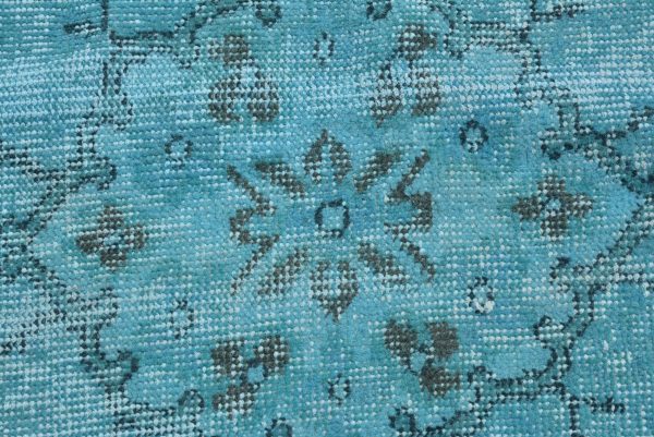 5.7 ft. x 10.2 ft. Vintage Overdyed Rug TR23073 Image 5