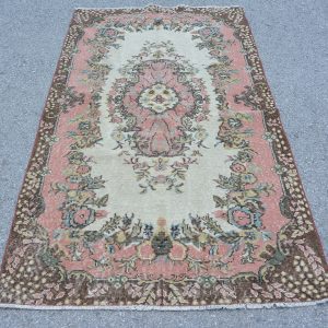3.8 ft. x 6.7 ft. Vintage Turkish Rug TR77105 Image 1