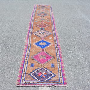 3.1 ft. x 12.5 ft. Vintage Turkish Rug TR77915 Image 1
