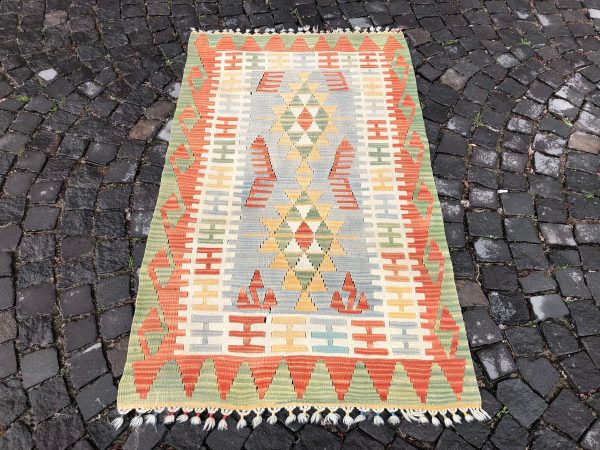 3.3 ft. x 5.4 ft. Vintage Kilim Rug TR52962 Image 4