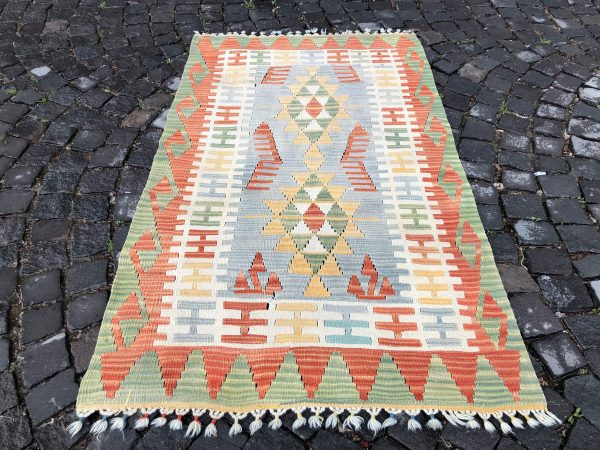 3.3 ft. x 5.4 ft. Vintage Kilim Rug TR52962 Image 5