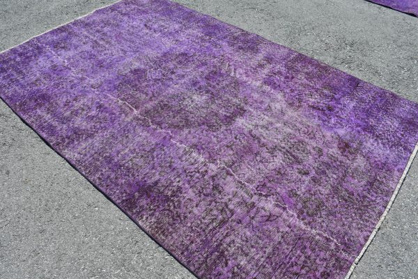 5.5 ft. x 8.6 ft. Vintage Overdyed Rug TR24333 Image 2