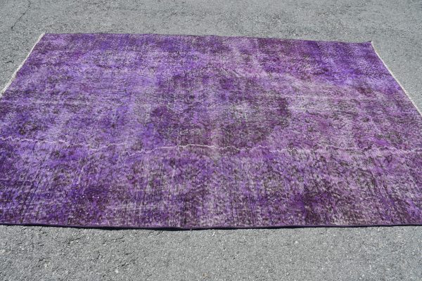 5.5 ft. x 8.6 ft. Vintage Overdyed Rug TR24333 Image 3