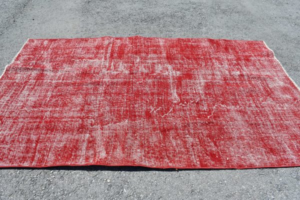 5.1 ft. x 8.7 ft. Vintage Overdyed Rug TR24383 Image 3