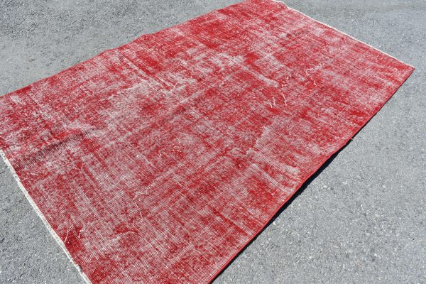 5.1 ft. x 8.7 ft. Vintage Overdyed Rug TR24383 Image 4