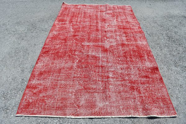 5.1 ft. x 8.7 ft. Vintage Overdyed Rug TR24383 Image 1