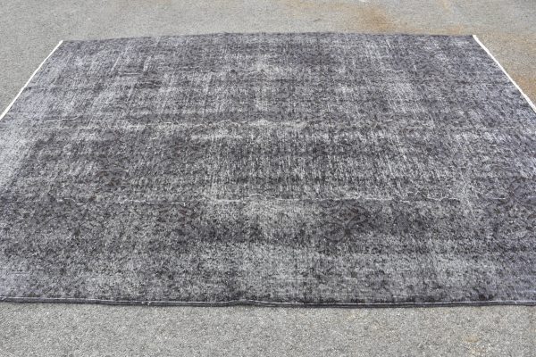 6.7 ft. x 9.5 ft. Vintage Overdyed Rug TR24433 Image 3