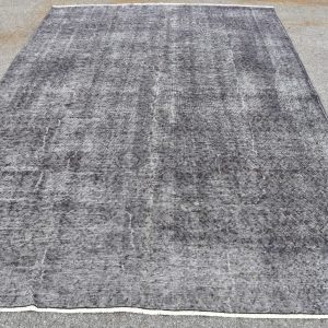 6.7 ft. x 9.5 ft. Vintage Overdyed Rug TR24433 Image 1