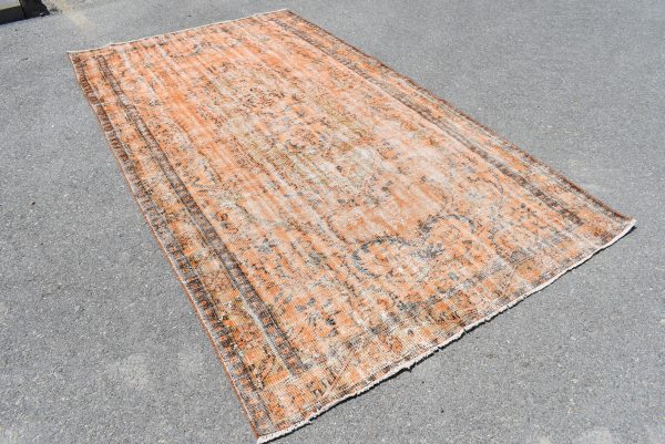 5.4 ft. x 9.4 ft. Vintage Overdyed Rug TR24643 Image 2