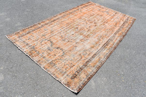 5.4 ft. x 9.4 ft. Vintage Overdyed Rug TR24643 Image 3