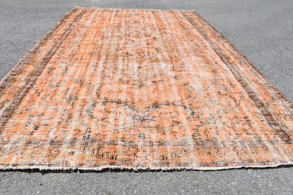5.4 ft. x 9.4 ft. Vintage Overdyed Rug TR24643 Image 4