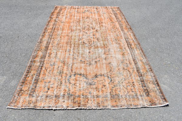 5.4 ft. x 9.4 ft. Vintage Overdyed Rug TR24643 Image 1