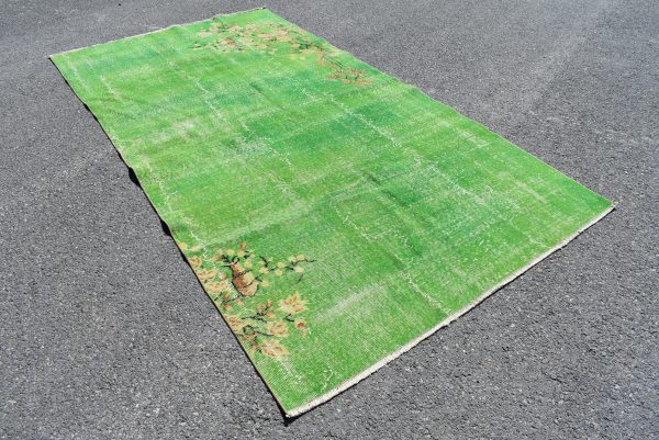 5.1 ft. x 9.9 ft. Vintage Overdyed Rug TR24733 Image 2