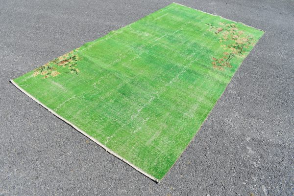 5.1 ft. x 9.9 ft. Vintage Overdyed Rug TR24733 Image 3