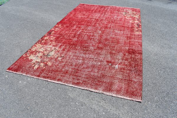 6.1 ft. x 10.3 ft. Vintage Overdyed Rug TR24883 Image 3