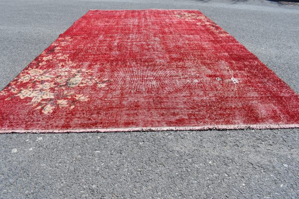 6.1 ft. x 10.3 ft. Vintage Overdyed Rug TR24883 Image 4
