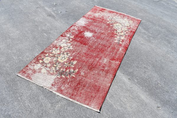 3 ft. x 6.8 ft. Vintage Overdyed Rug TR24893 Image 3