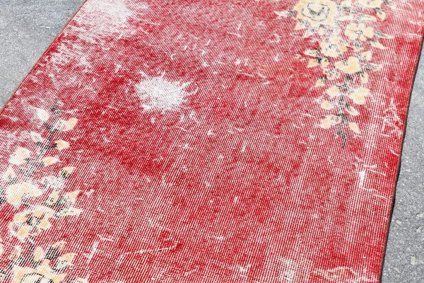 3 ft. x 6.8 ft. Vintage Overdyed Rug TR24893 Image 4