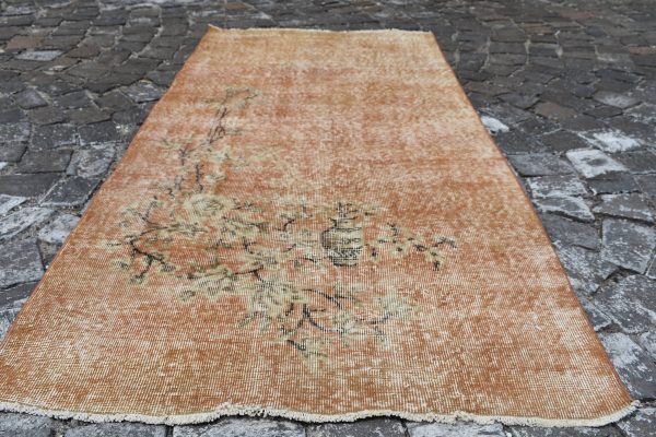 3.4 ft. x 7.7 ft. Vintage Overdyed Rug TR24923 Image 5
