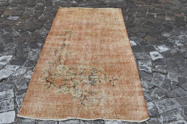 3.4 ft. x 7.7 ft. Vintage Overdyed Rug TR24923 Image 1