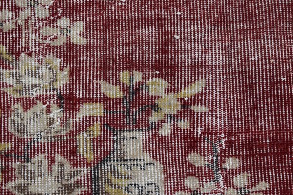 5.2 ft. x 8.6 ft. Vintage Overdyed Rug TR24973 Image 6
