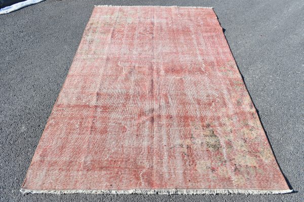 4.9 ft. x 9.3 ft. Vintage Overdyed Rug TR25073 Image 1