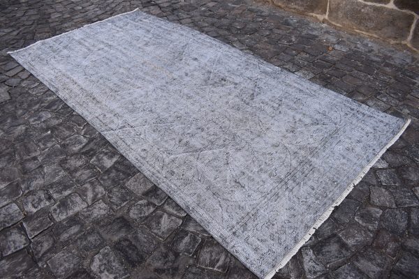 4.7 ft. x 9.6 ft. Vintage Overdyed Rug TR25113 Image 2