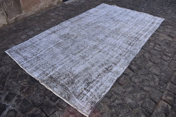 5.3 ft. x 9 ft. Vintage Overdyed Rug TR25153 Image 2
