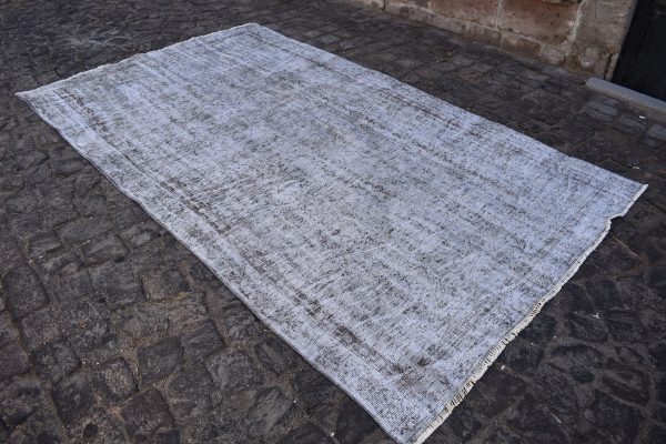 5.3 ft. x 9 ft. Vintage Overdyed Rug TR25153 Image 3