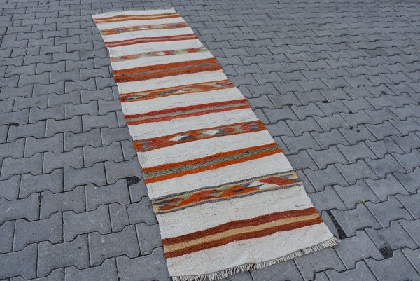 2.6 ft. x 9.3 ft. Vintage Kilim Rug TR54812 Image 3