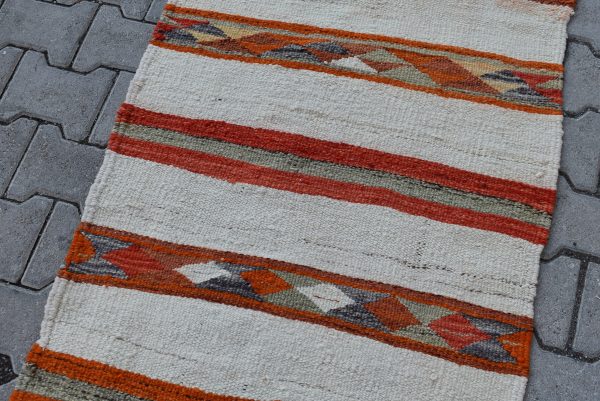 2.6 ft. x 9.3 ft. Vintage Kilim Rug TR54812 Image 5