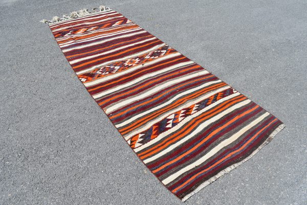 3.5 ft. x 10.8 ft. Vintage Kilim Rug TR54912 Image 2