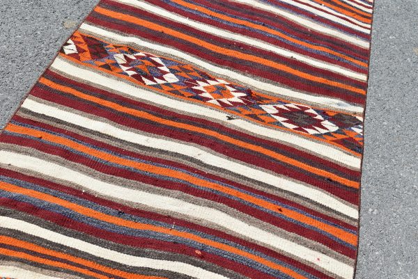 3.5 ft. x 10.8 ft. Vintage Kilim Rug TR54912 Image 5