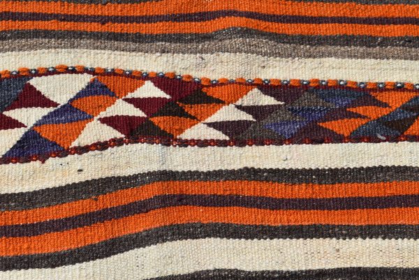 3.5 ft. x 10.8 ft. Vintage Kilim Rug TR54912 Image 6