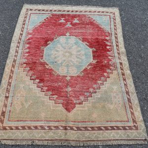 4.1 ft. x 7.6 ft. Vintage Turkish Rug TR23716 Image 1