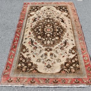 3.9 ft. x 6.6 ft. Vintage Turkish Rug TR33976 Image 1