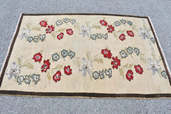 3.9 ft. x 5.9 ft. Vintage Turkish Rug TR34296 Image 3
